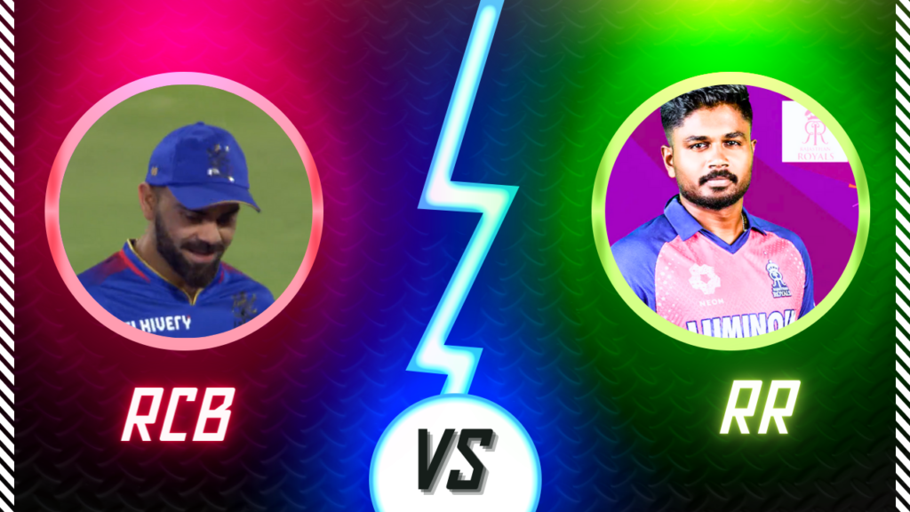 RCB vs RR Live Score