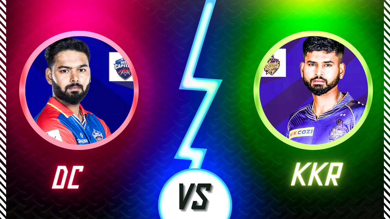 KKR vs DC Live score